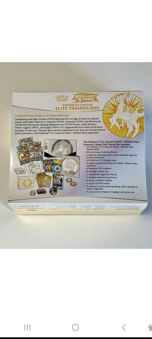 pokemon brilliant stars elite trainer box card list Pokmon TCG Early Opening: Booster along with a collectors box to hold everything in The Pokmon Brilliant Stars Elite